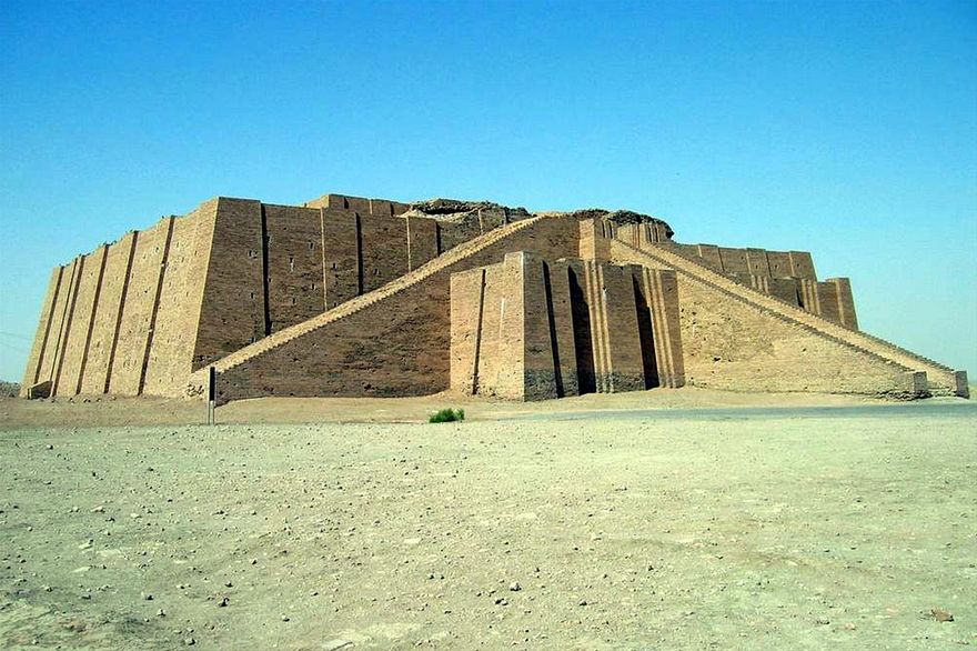 The Ziggurat at Ur, 21st century BC, Tell el-Muqayyar (Dhi Qar Province, Iraq)