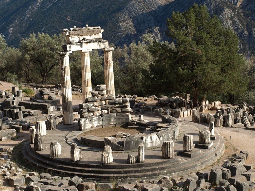 Tholos of the Sanctuary of Athena Pronaia (Delphi, Greece), 380–360 BC, by Theodoros of Phocaea