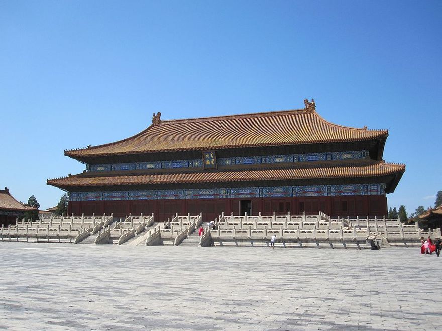 Tai Miao Imperial Ancestral Temple in the Imperial City at Beijing 1320 A.D.