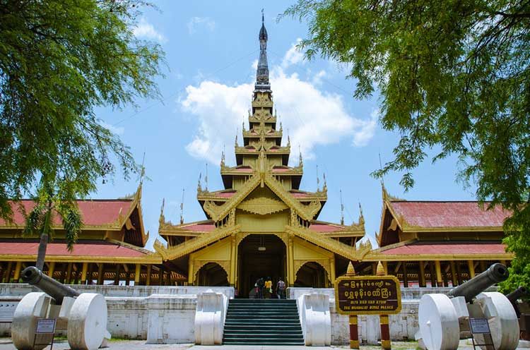 Royal Palace at Mandalay, built 1857-1859 A.D.