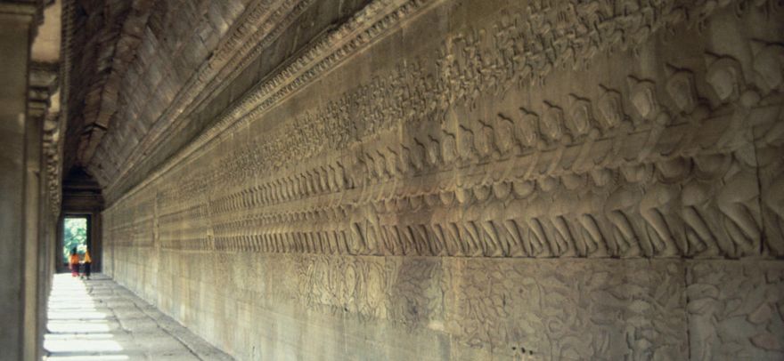 Churning of the Sea Mural at Angkor Wat