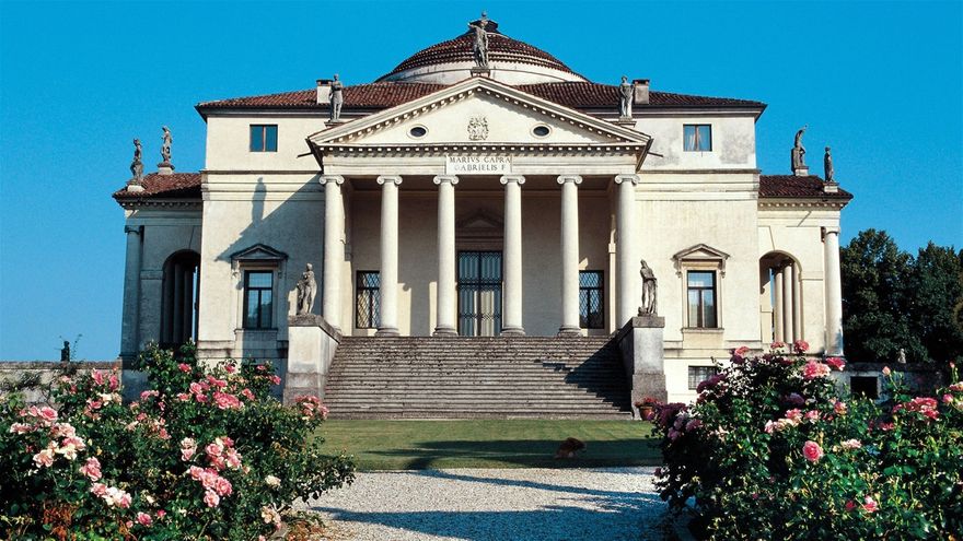 Villa Rotonda or Villa Capra at Vicenza by Andrea Palladio 1570 A.D.