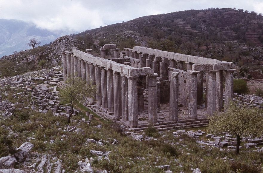 Temple of Apollo Epicurius, 420-400 B.C. designed by Ictinus & Phidias