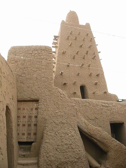Djingareyber Mosque at Timbuktu built from 1327 A.D.