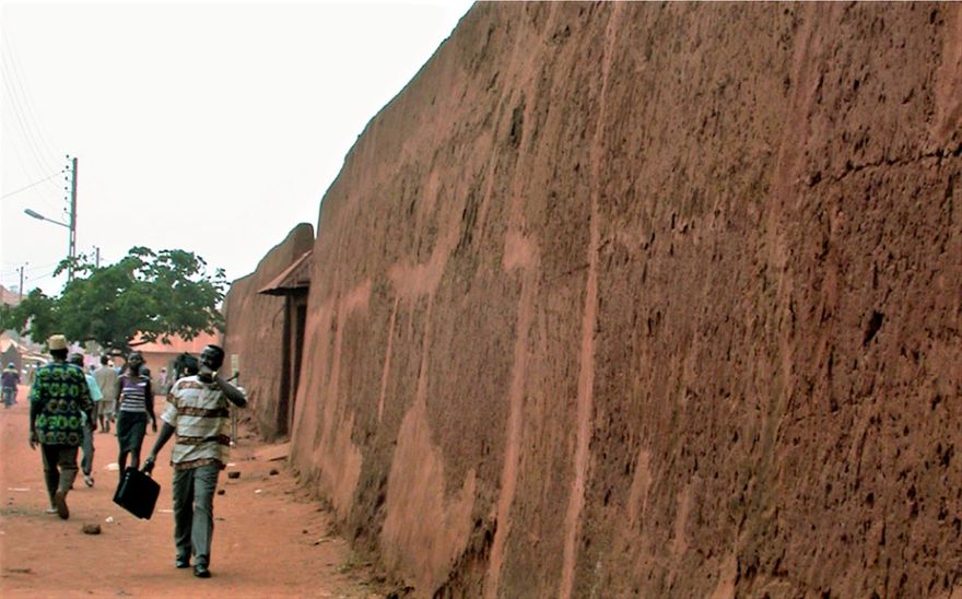 The Walls of Benin City, Nigeria built from the 11th. Century A.D. mostly destroyed in 1897 A.D.