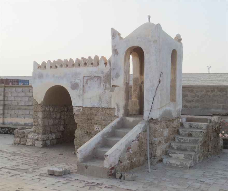 The Sahaba Shrine located in the port area on Massawa Island, Eritrea was the first mosque in Africa 613 A.D..