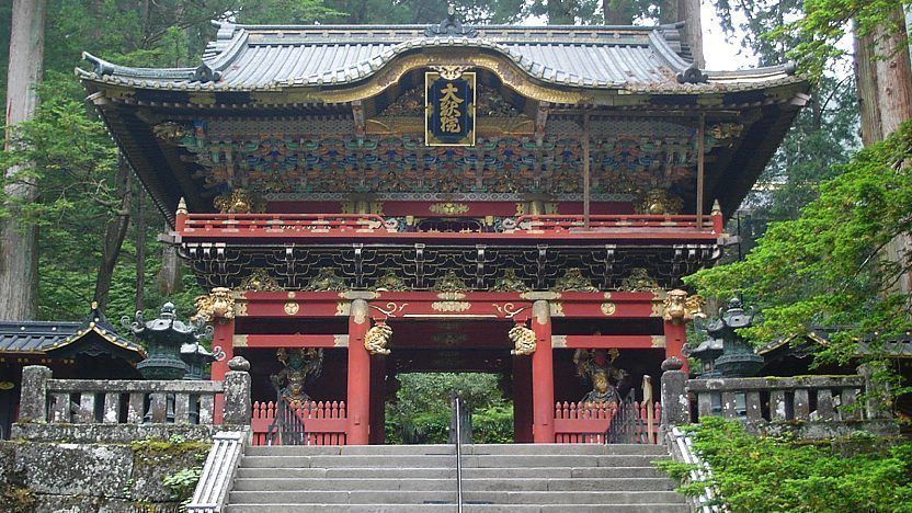 The Kunōzan Tōshō-gū Shintō shrine in Suruga-ku, Shizuoka 1617 A.D.