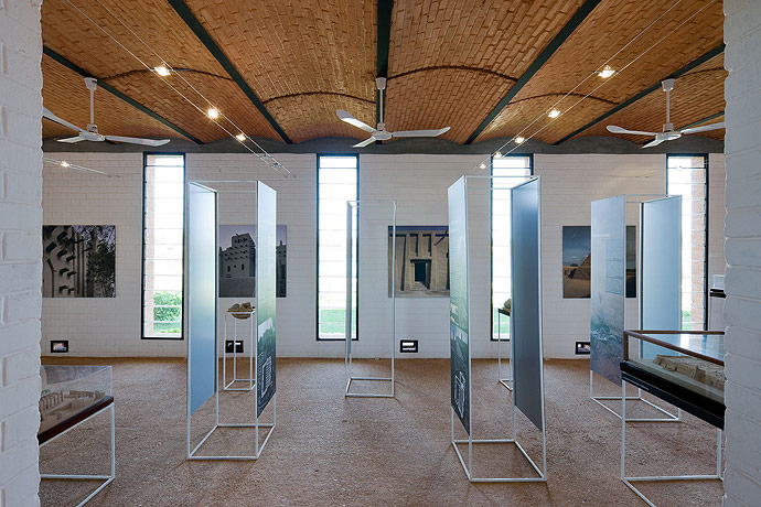 Interior of Centre for Earth Architecture, Mopti, Mali 2010