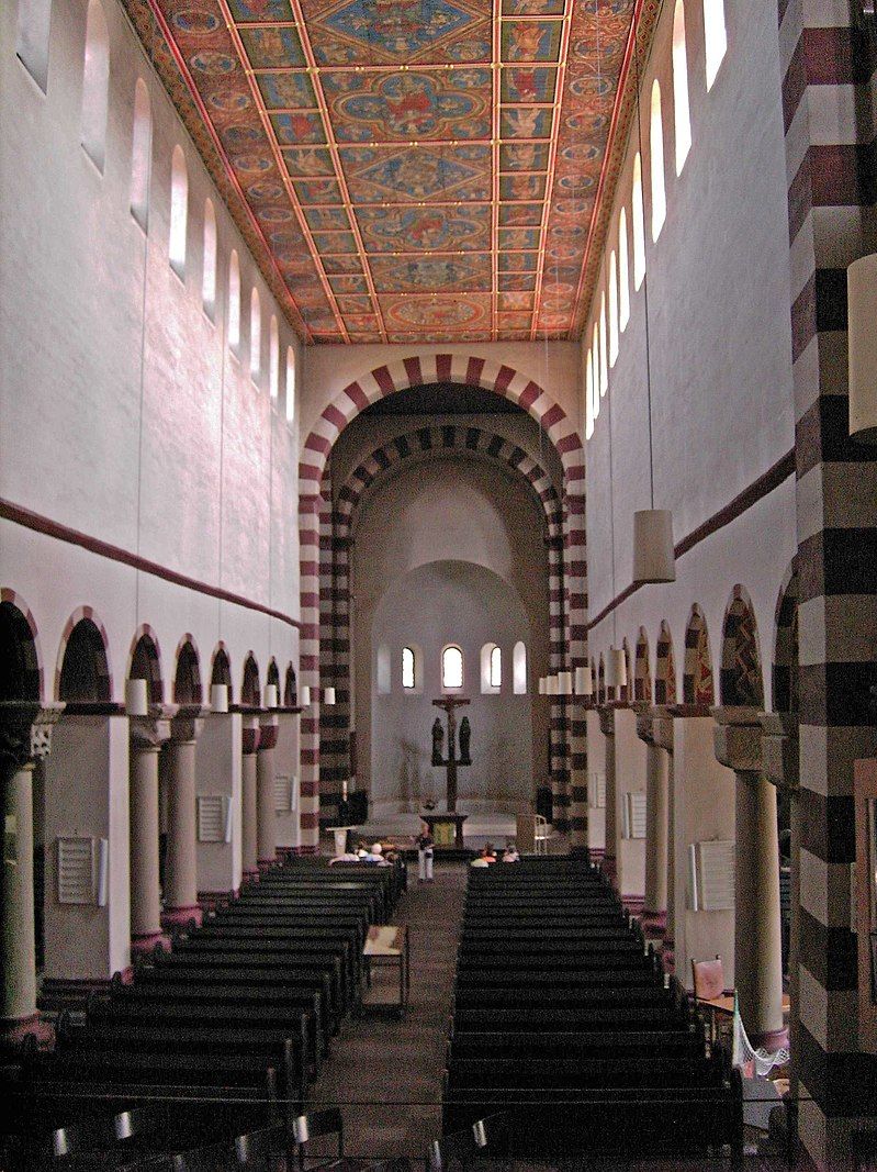 Interior of Saint Michael of Hildesheim, Germany 1010-1031 A.D.