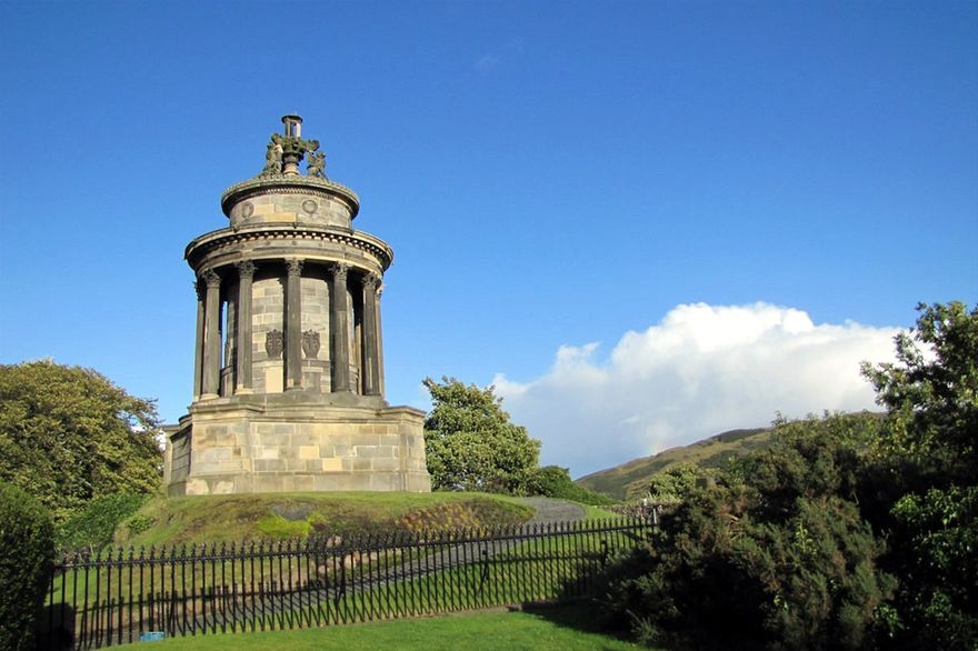 Burns Monument (Edinburgh, Scotland) 1820-1831 A.D., by Thomas Hamilton