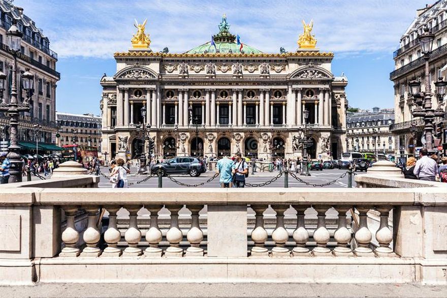 The Opera House at Paris, (1860-1875 A.D.), designed by Charles Garnier