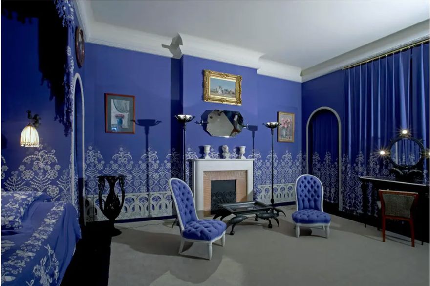 Apartment of fashion designer Jeanne Lanvin (now in the Museum of Decorative Arts, Paris), before 1925, by Armand-Albert Rateau