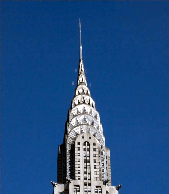The top of the Chrysler Building (New York City), 1930, by William Van Allen