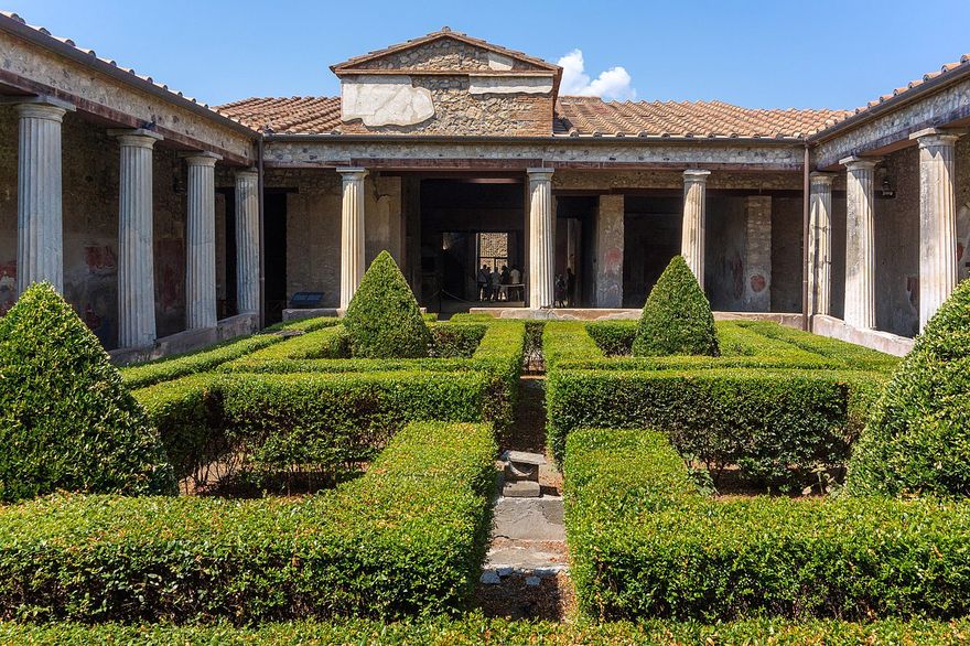 Casa de Menander in Pompeii, Regio I, Insula 10, Entrance 4, built in about 180 B.C.